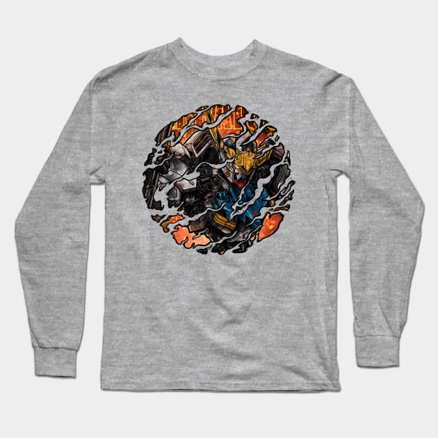 Barbatos Smoke Long Sleeve T-Shirt by kimikodesign